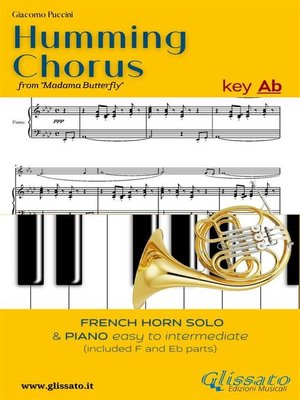 cover image of Humming Chorus-- French Horn and Piano (Key Ab)